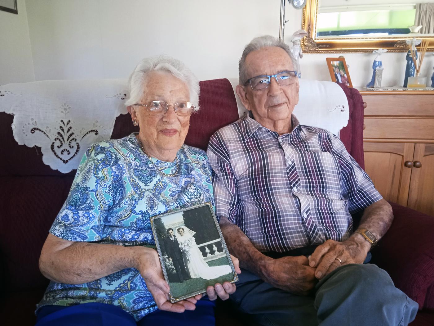 Still holding hands and sharing housework – 72 years of marriage bliss