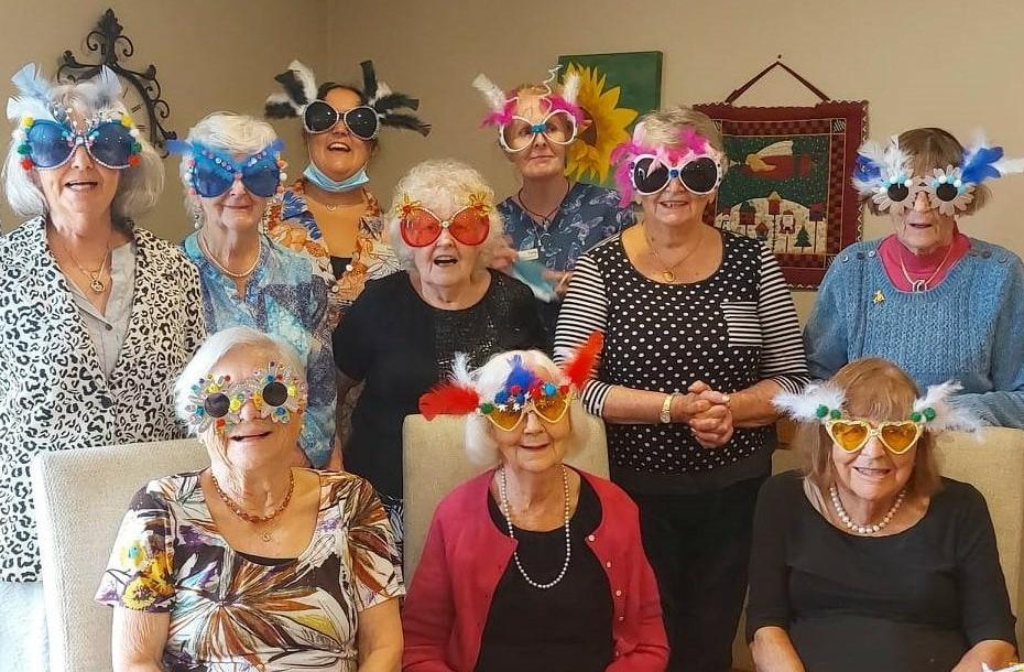Crafty residents make Elton glasses as birthday honour