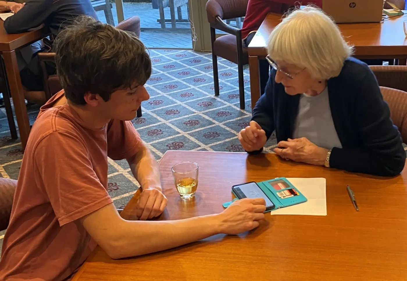 Intergenerational technology learning between students and residents