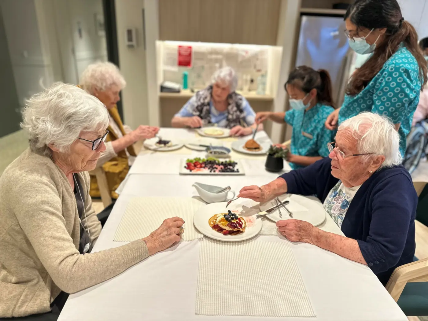 Whisk and flip as residents compete in pancake competition