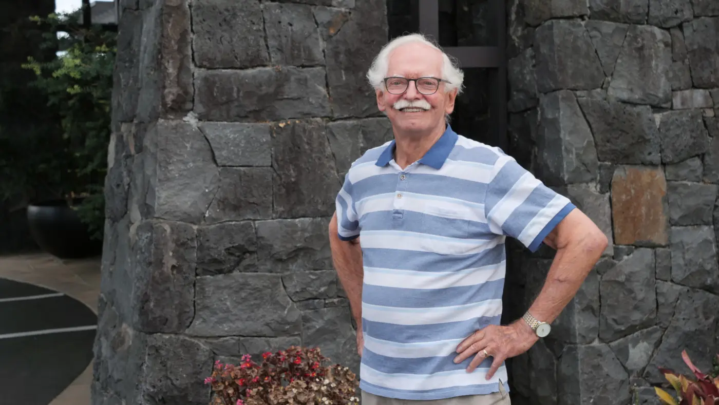 Resident plans to skydive into his 90th year for charity
