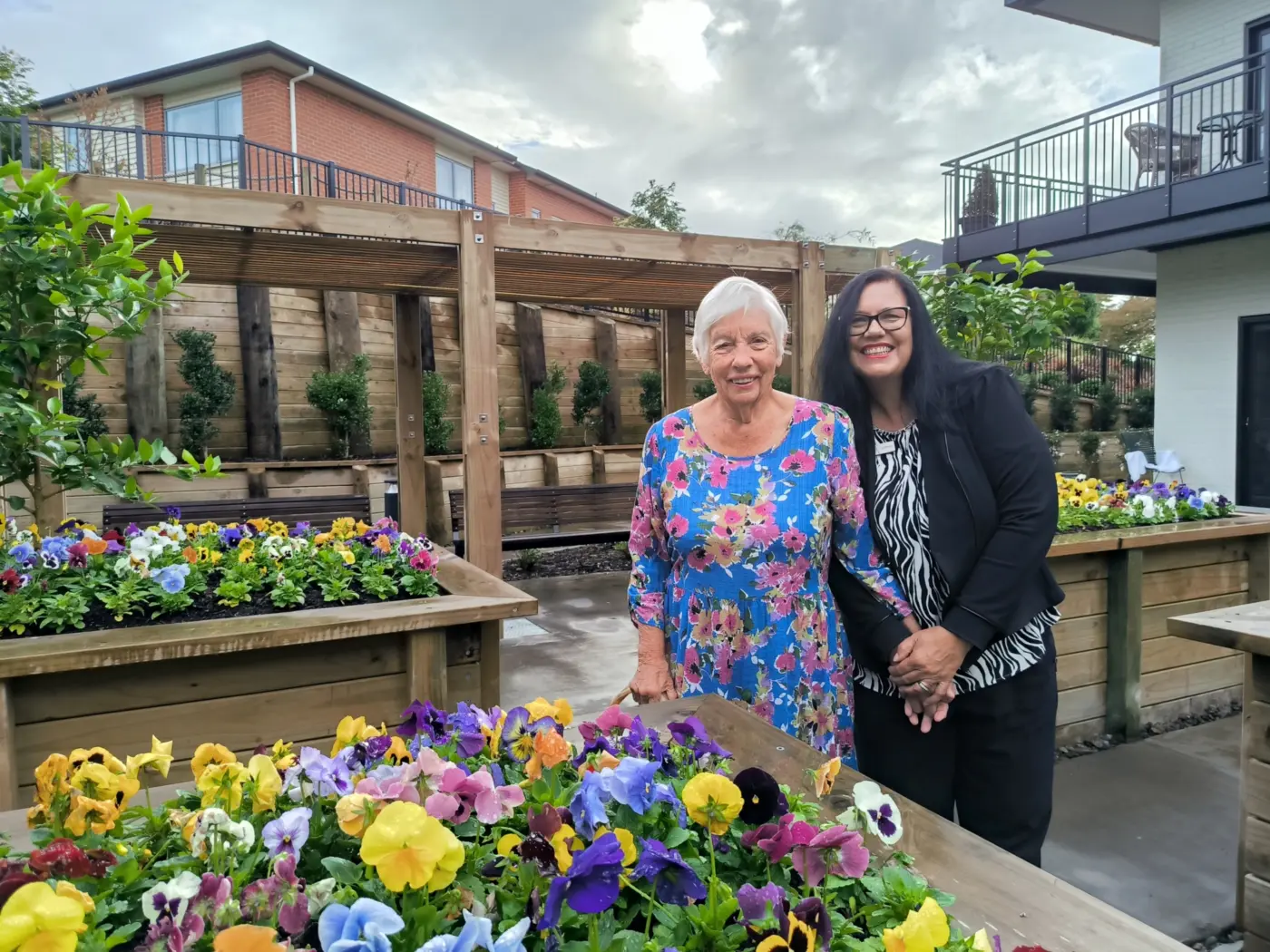 Relief for daughter as mum is well cared for - “We’re pleased that she’s happy here”