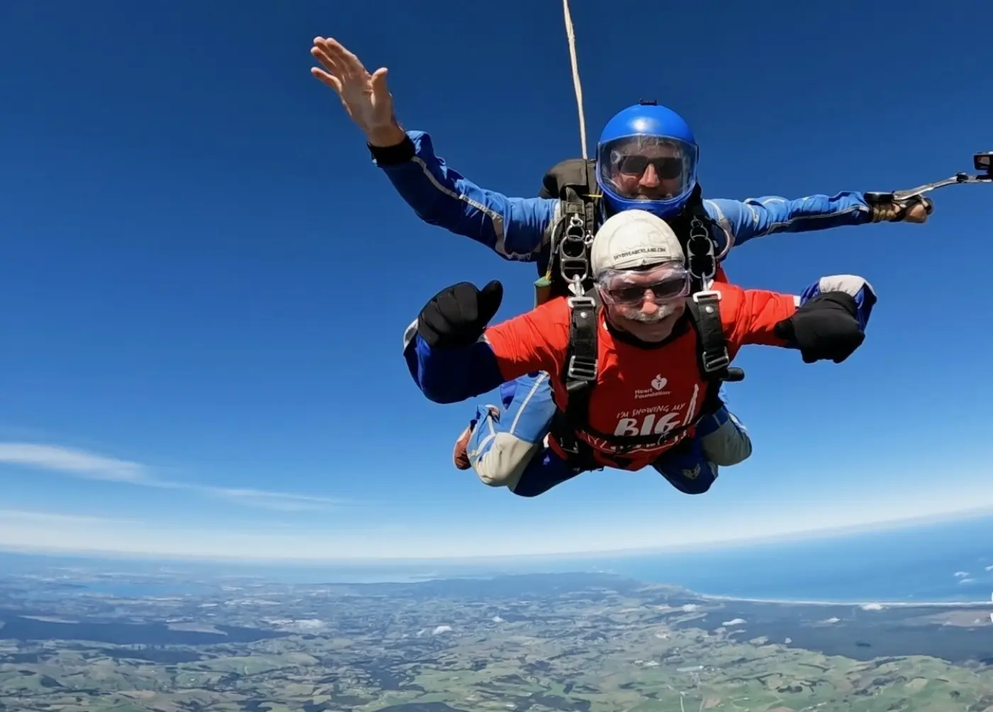 A skydive at 90!