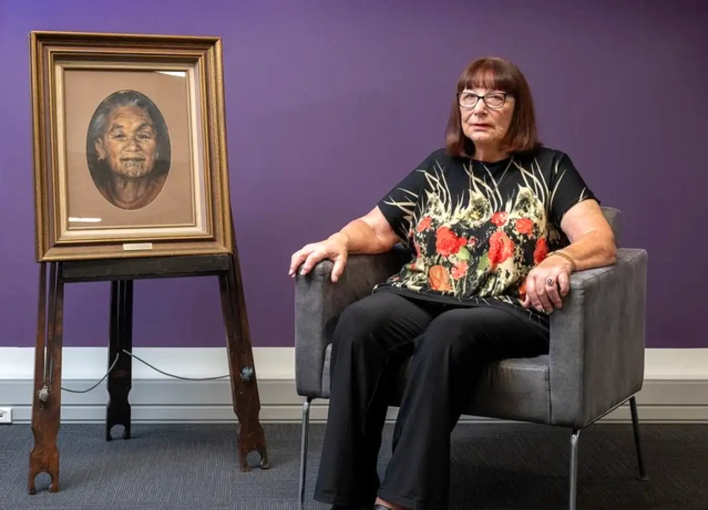 Cherished painting returned to Iwi thanks to resident