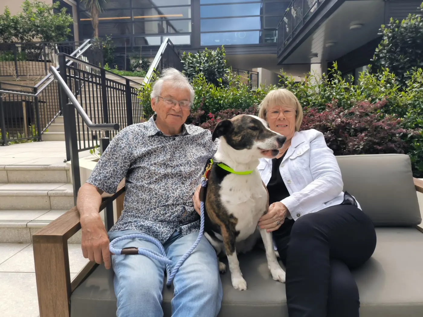 A new leash on life for Sandra and Peter