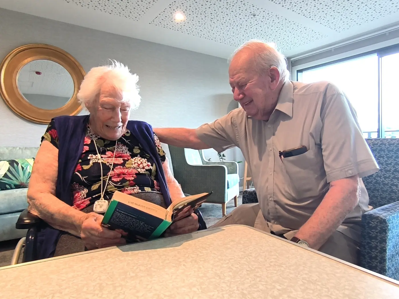 Couple find care and comfort close by in community