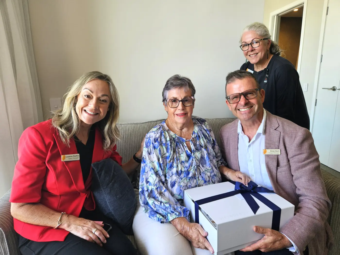 Welcoming the first Care Suite resident at Bethlehem Shores