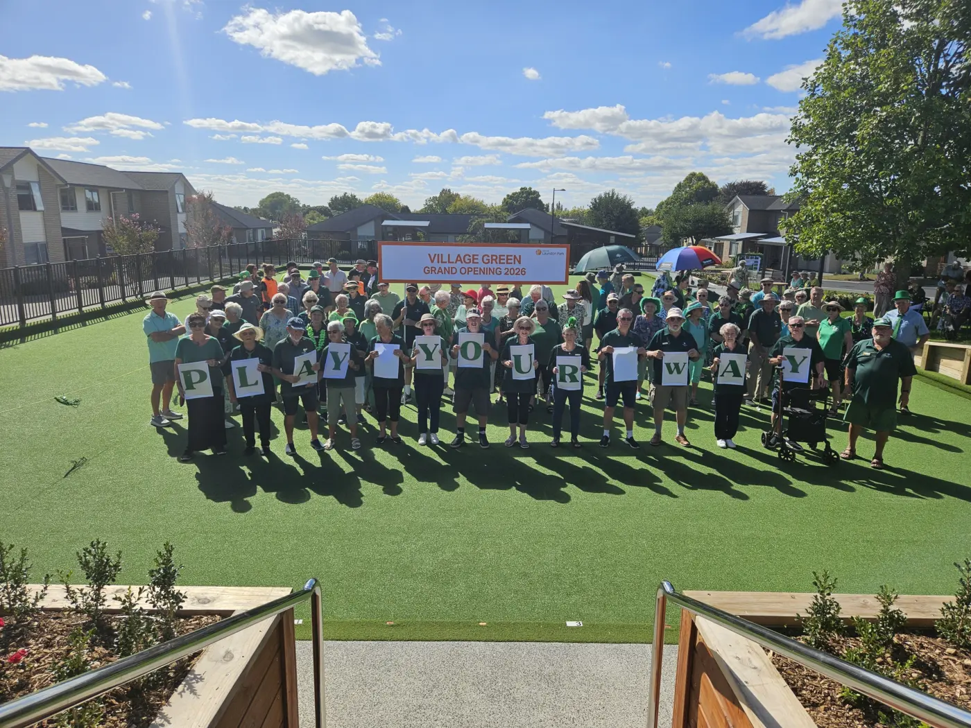 Village Green and Fairy House opening at Lauriston Park