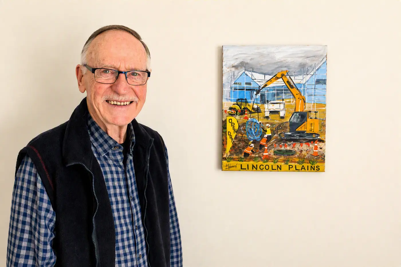 Capturing a retirement community in paint