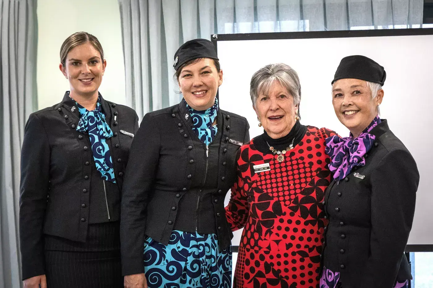 Resident and former flight attendant was soaring once more