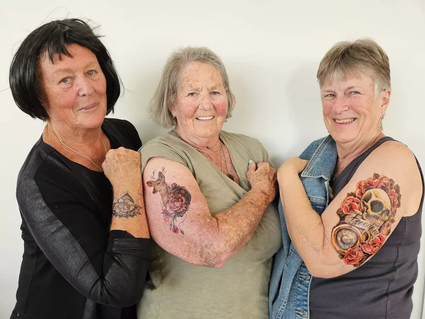 Ink and a drink as residents try tattoos