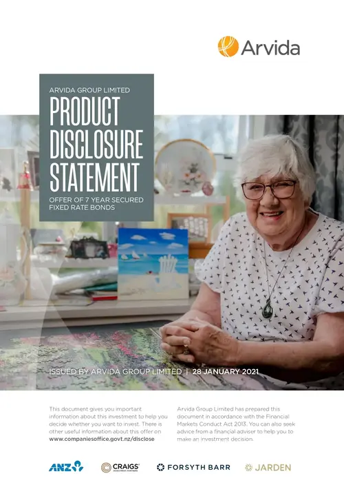 Product Disclosure Statement